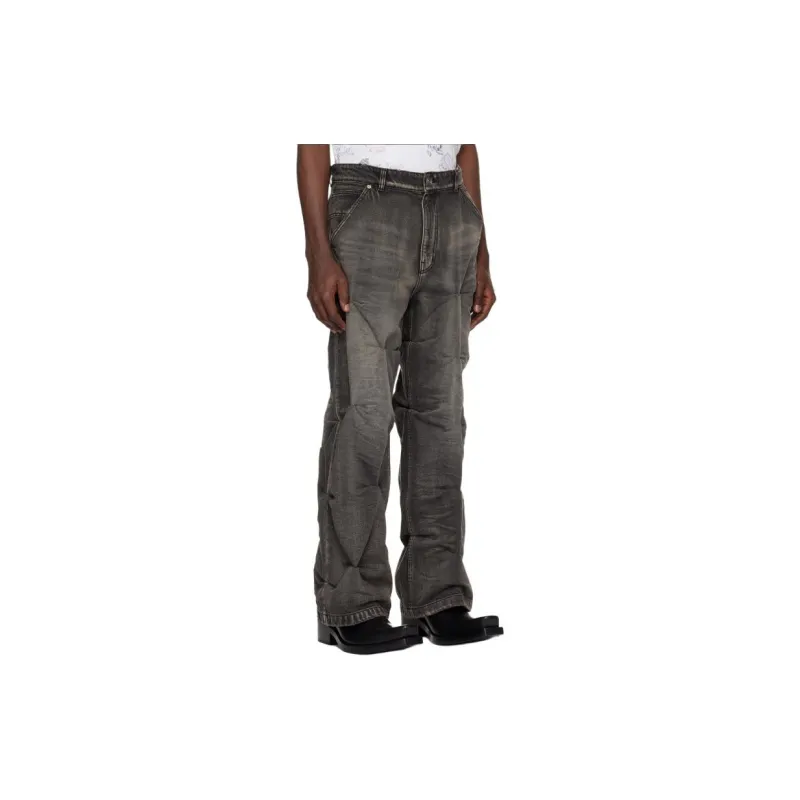WE11DONE SS24 Jeans Men's Black-4