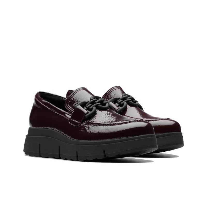 Clarks Loafers Women's Plum Patent Leather-2