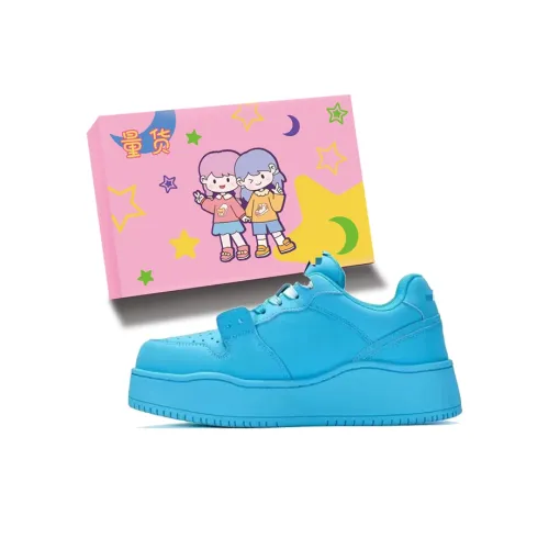 LIANGHUO Slip Resistant Cushioning Impact Resistance Wear Resistant Low Top Skateboard Shoes Women's Blue Box Included