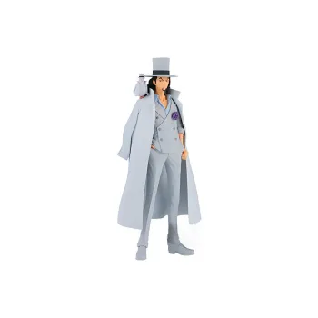 BANPRESTO Rob Lucci Eyeglass Factory Dxf The Grand Line Men 23 One Piece, Waiohō Kingdom, Luffy Bonus Gifts 17cm