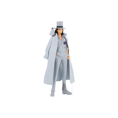 BANPRESTO Rob Lucci Eyeglass Factory Dxf The Grand Line Men 23 One Piece, Waiohō Kingdom, Luffy Bonus Gifts 17cm