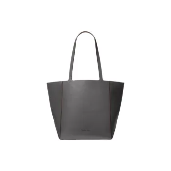MICHAEL KORS Cow Leather Tote Bag Shopping Bag Shoulder Bags Large Size Women's Stone Gray