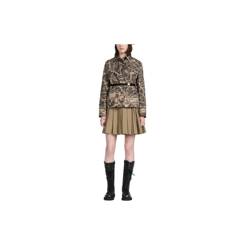 DIOR FW23 Casual Short Skirts Women's Beige-2