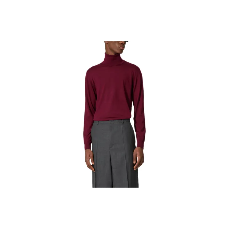 Valentino FW24 Sweater Men's Bordeaux Red-2