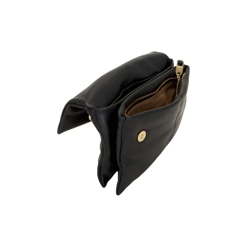 ALLSAINTS Leather Crossbody Bag Shoulder Bag Women's Black-4