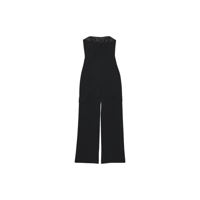 ARITZIA Wilfred Cordial Cargo Jumpsuit Jumpsuit Women's Black-1