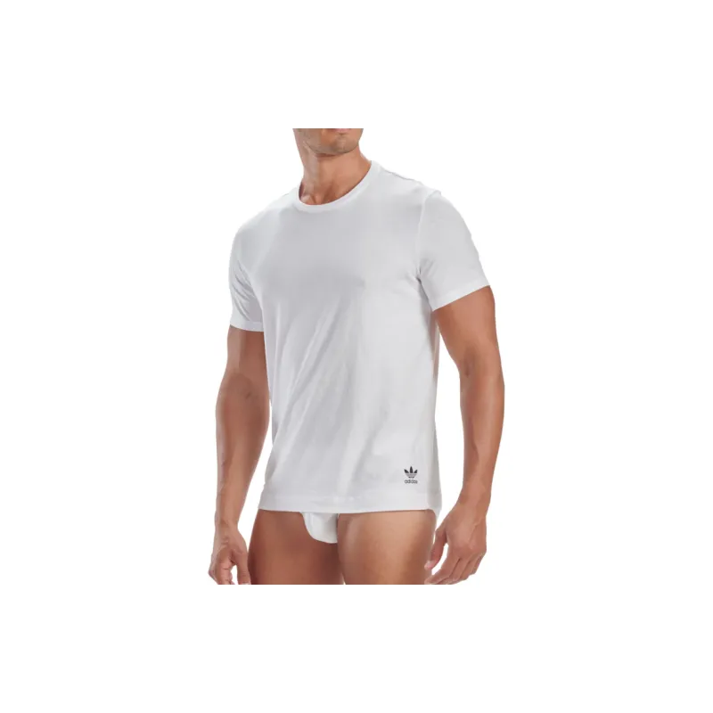 Adidas Originals Undershirts Men's 2 Pack White-3