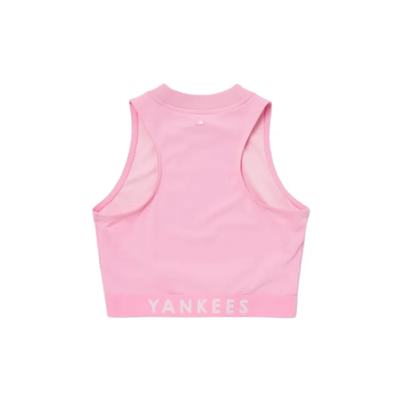 MLB New York Yankees Tank Tops Women's Pink-1