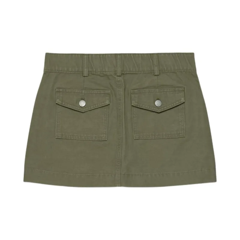 ARITZIA FW24 Sunday Best Kaya Skirt Cargo Short Skirts Women's Army Green/Army Green-1