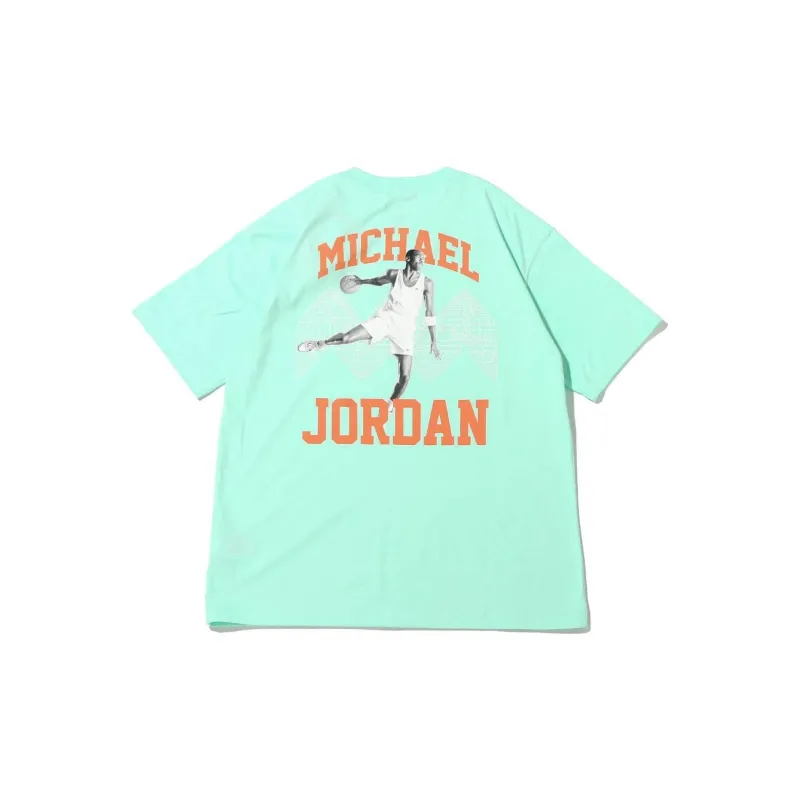 Jordan Drop Shoulder Sleeve T Shirt Women's Mint Green-1