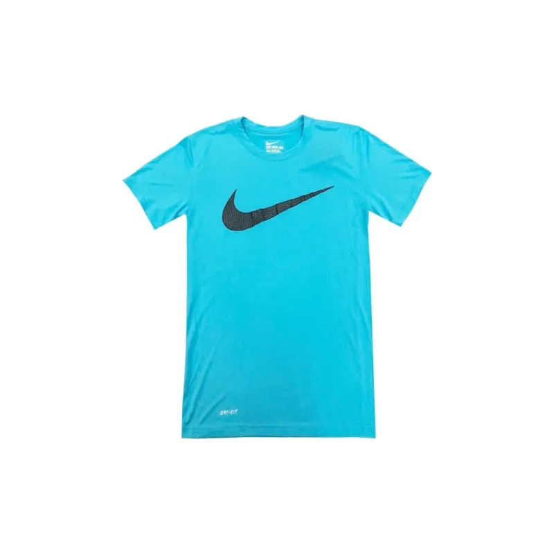 Nike Swoosh T Shirts Men Blue-1