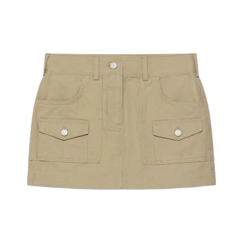 ARITZIA Cargo Short Skirts Women's Tan Khaki/Tawny