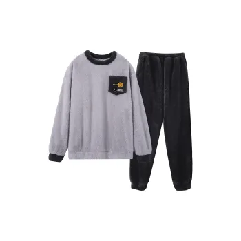 Ta Yan Winter Pajama Set Men's Gray