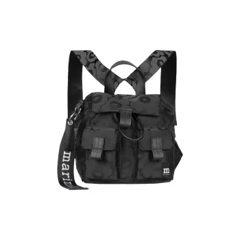 Marimekko Polyester Backpack Mini Women's Black