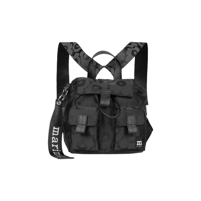 Marimekko Polyester Backpack Mini Women's Black-0