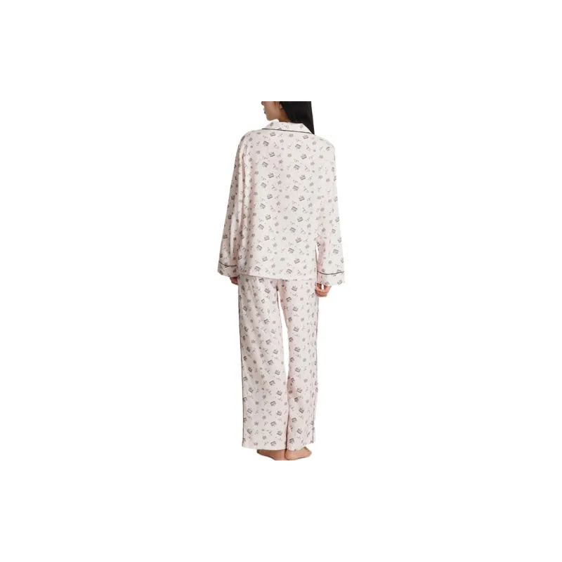 Victoria's Secret Pajama Set Women's Peach Pink-1