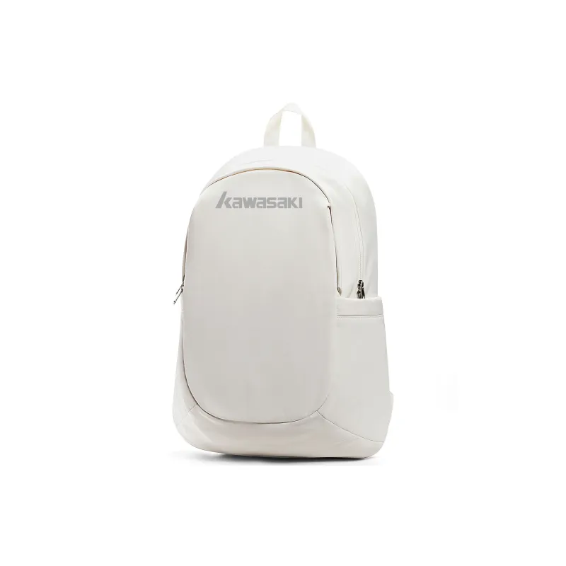 Kawasaki Nylon Fitness Backpack Unisex Light Blue/Black/Ecru-13