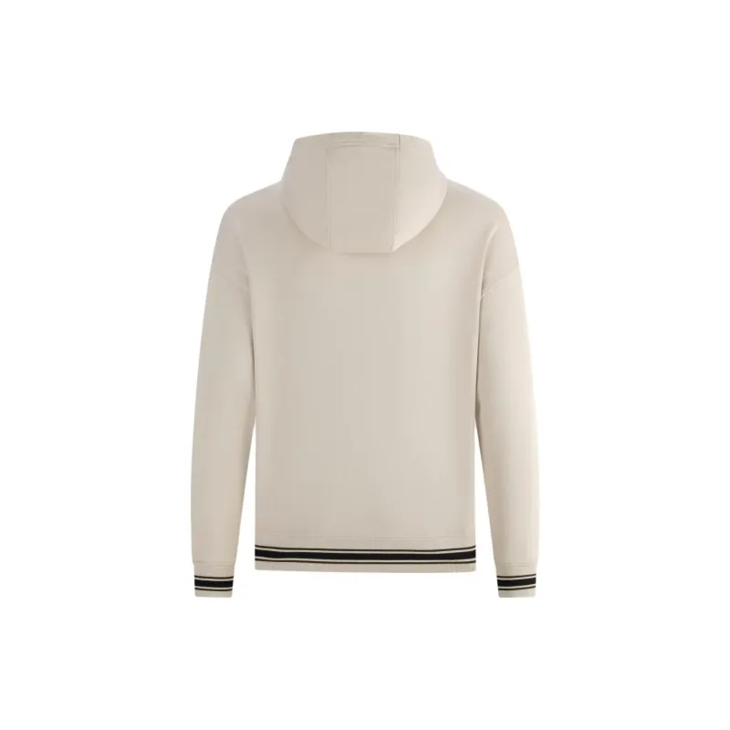 ARMANI EXCHANGE Striped Detailing Drawstring Hoodie-1
