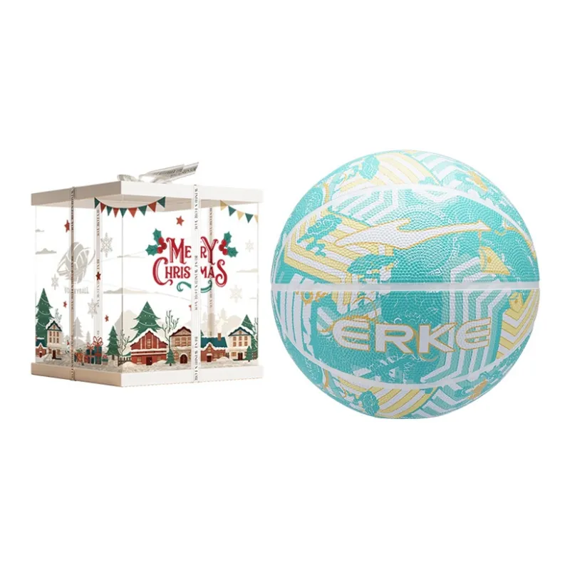Erke Rubber Basketball Evergreen Size 7 5 Size Training Unisex-9