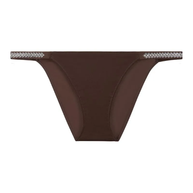 Victoria's Secret Underpants Women's 1 Pack Dark Brown-0