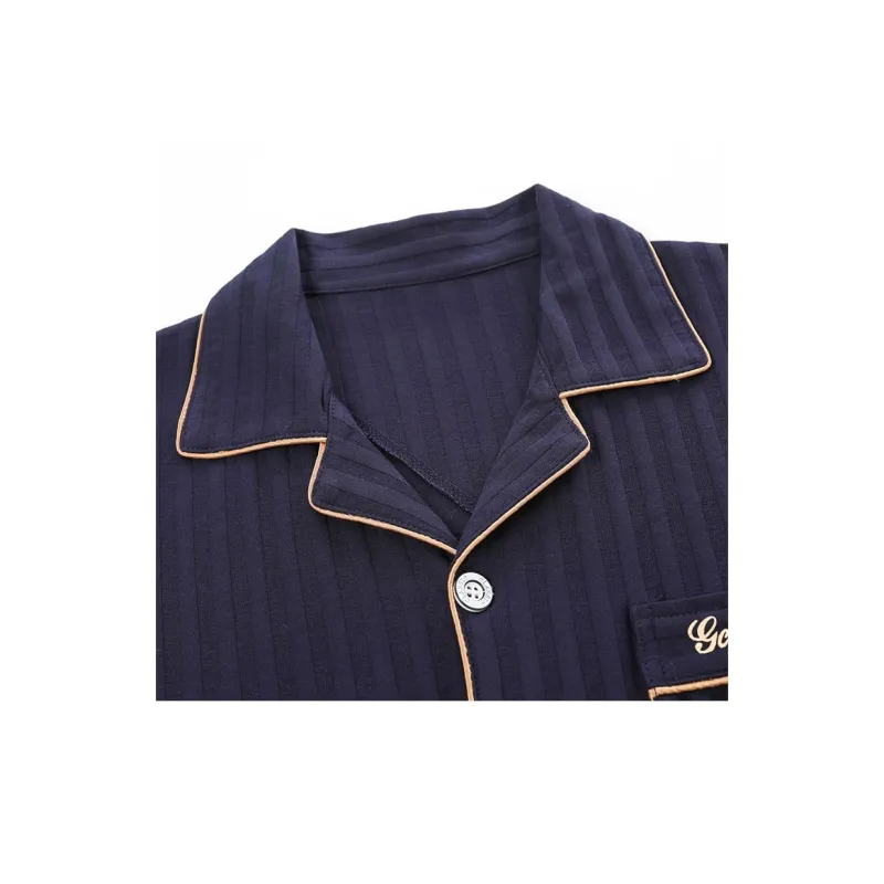 Ordifen Pajama Set Men's Dark Blue-4