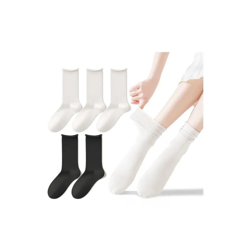 B&C.Room Mid Calf Socks Fall Winter Women's 5 Pack-20