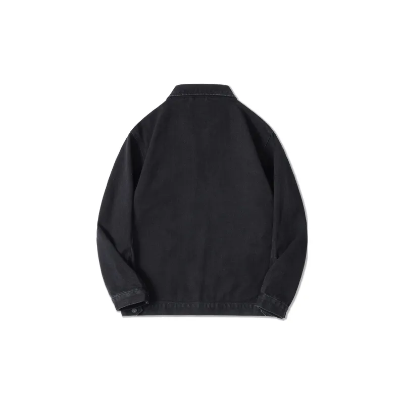 SANTASTIC Denim Jacket Men's Black-1