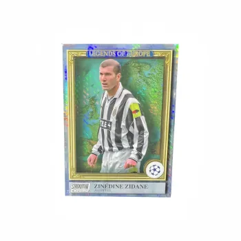 Topps Champions League Zidane France Real Madrid Juventus Soccer Player Card Card Pass Sports Cards 1 Pc