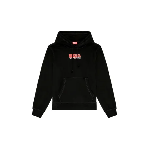 DIESEL S Ginn Hood K37 Logo print Hoodie