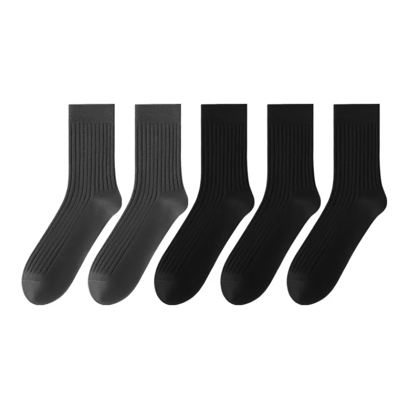SHIWAJI Mid Calf Socks Men's 5 Pack-1