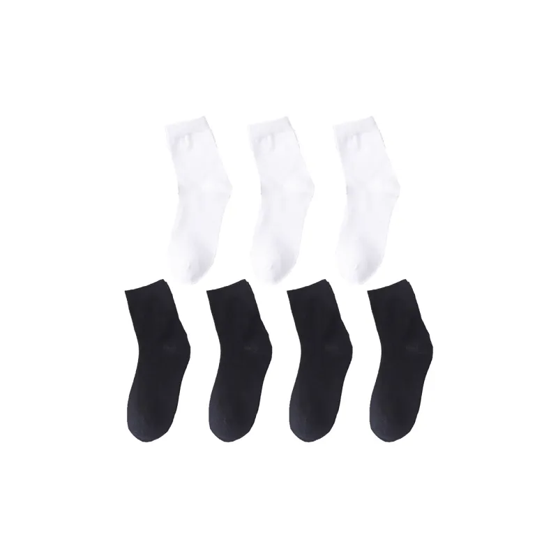 NOME Mid Calf Socks Men Multicolor Basic Mixed Color-11