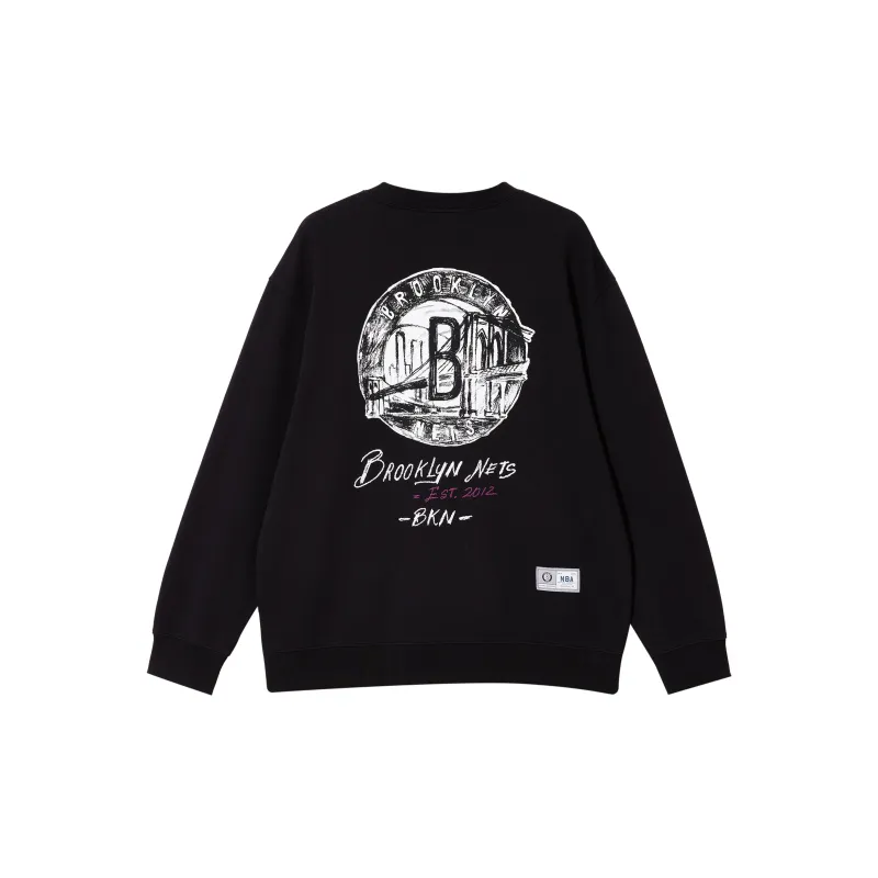 JACK JONES· x NBA Sweatshirt Men's Black-1