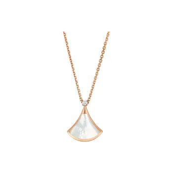 BVLGARI Divas' Dream Series 18k Necklaces Unisex Rose Gold