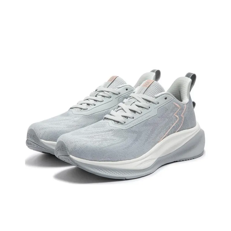 361° Magic Carpet Slip Resistant Breathable Cushioning Low Top Casual Running Shoes Women's Gray-2
