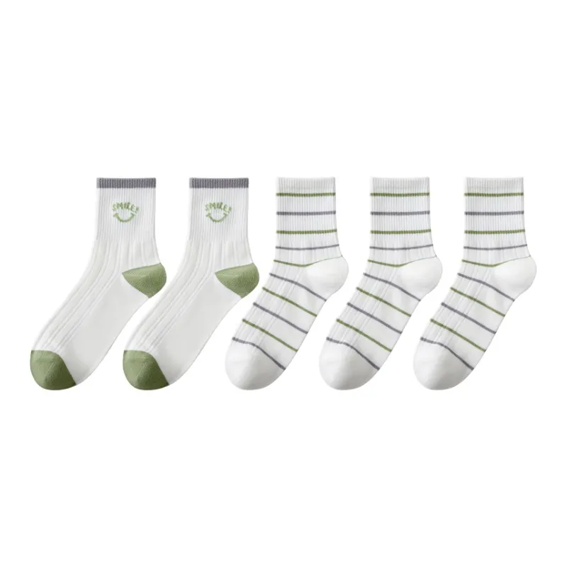 MIIOW Mid Calf Socks Unisex 5 Pack-7