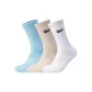 3 Pack (White+Khaki+Carolina Blue)