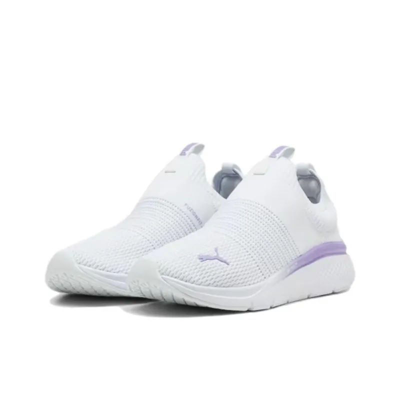 PUMA Softride Pro Slip Resistant And Breathable Low Top Running Shoes Women's White Purple-2