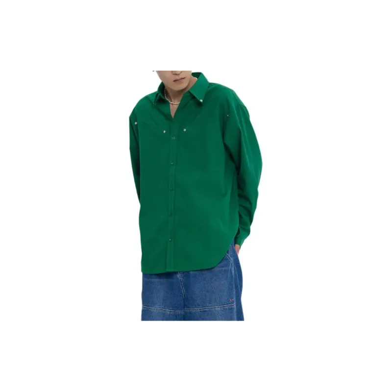 RMTCRW ROMANTIC CROWN FW24 Shirt Unisex Green-3