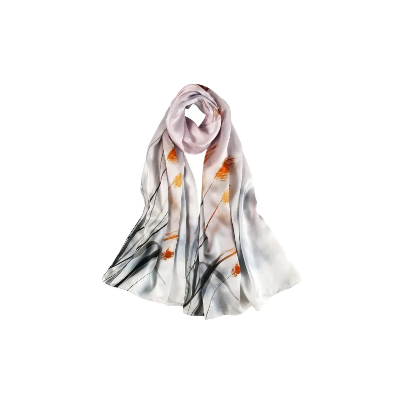 Shanghai Story 100% Mulberry Silk Scarves Women's Enchanted Dreams, Gift Box Set-43