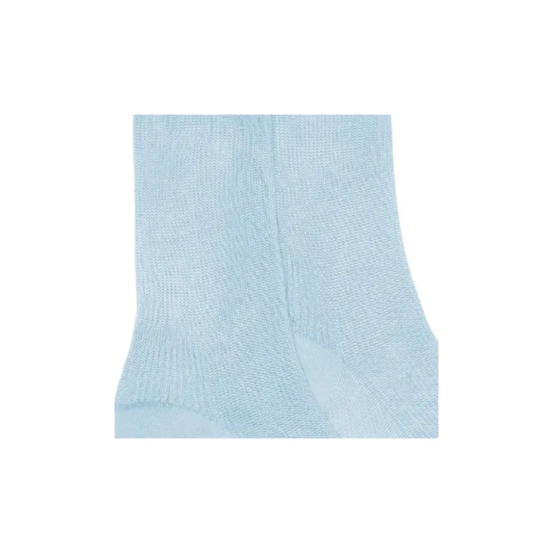 VERSACE SS24 Mid-Calf Socks Women's 1 Pack Light Blue-2