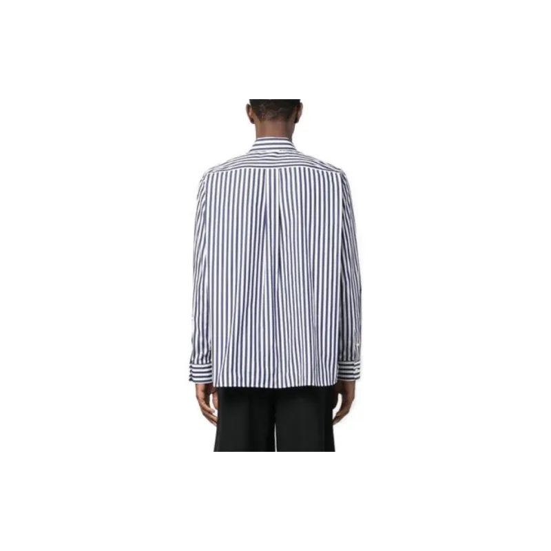 Sacai Pintuck detailing Striped Shirt-2