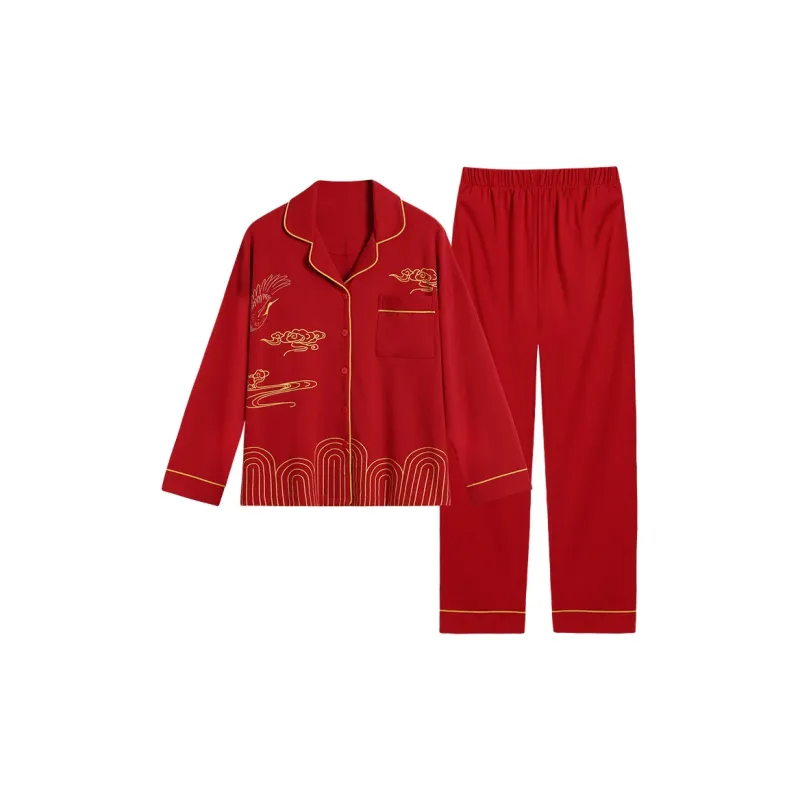 Xiang Ning Pai Unisex Pajama Sets-5