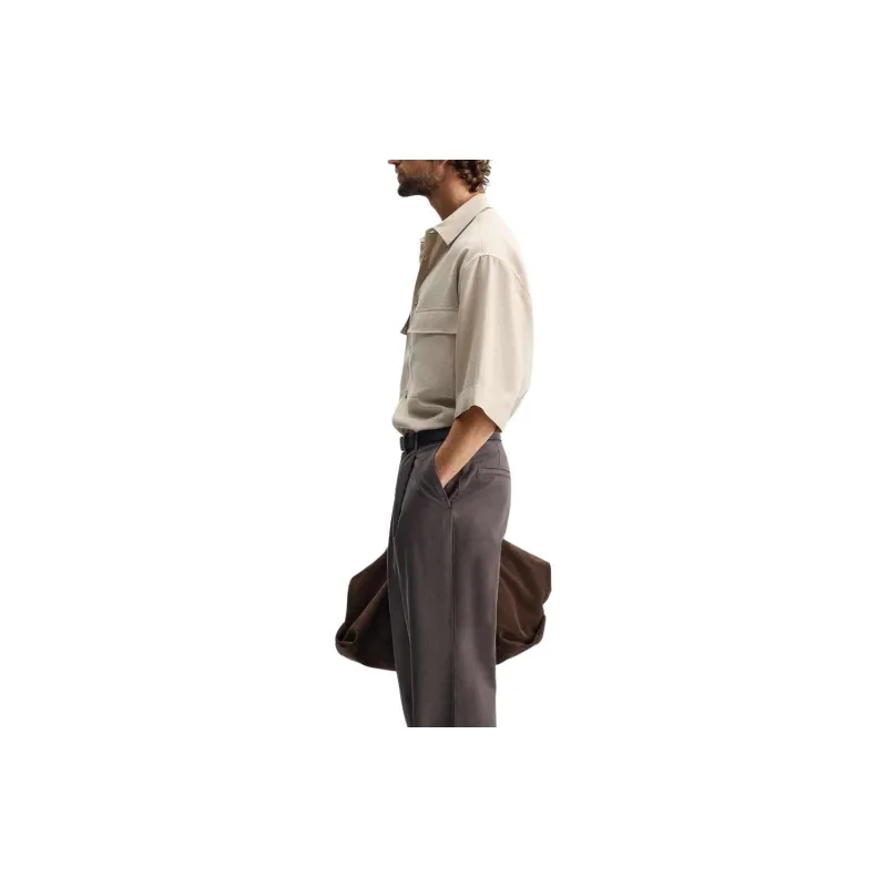 ZARA Shirts Men Sand-4