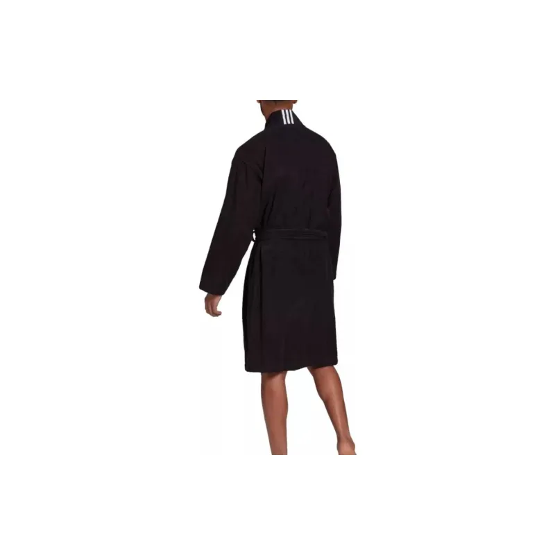Adidas COTTON DRESSING GOWN Bath Robes Unisex Black-3