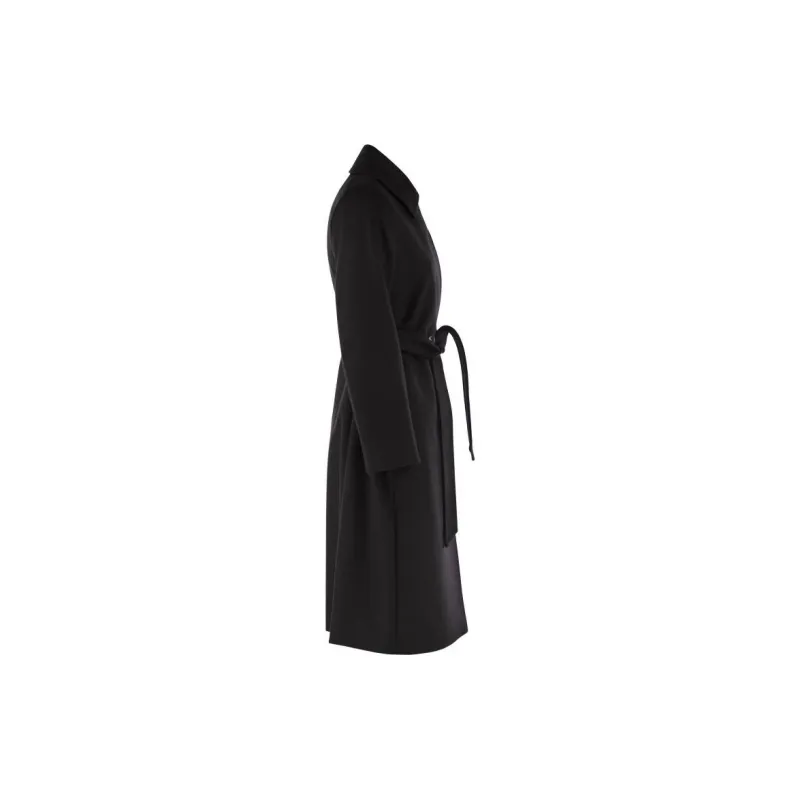 MaxMara Studio Trench Coat Women's Black-5