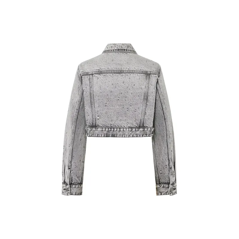 MOCO Denim Jacket Women's Black-1