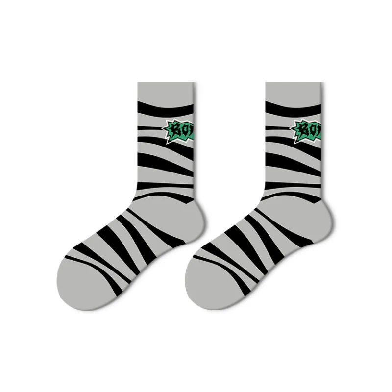 Youle Box Mid-Calf Socks Unisex 5 Pack-2
