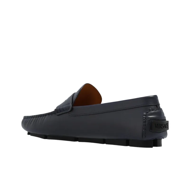 VERSACE Loafers Men's Dark Blue-3