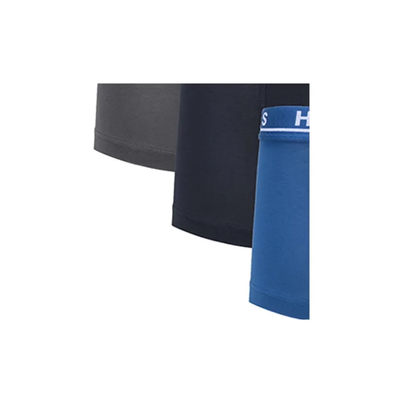 HUGO BOSS Men's SS21 Boxer Briefs 3 Packs Black/Grey/Blue-6