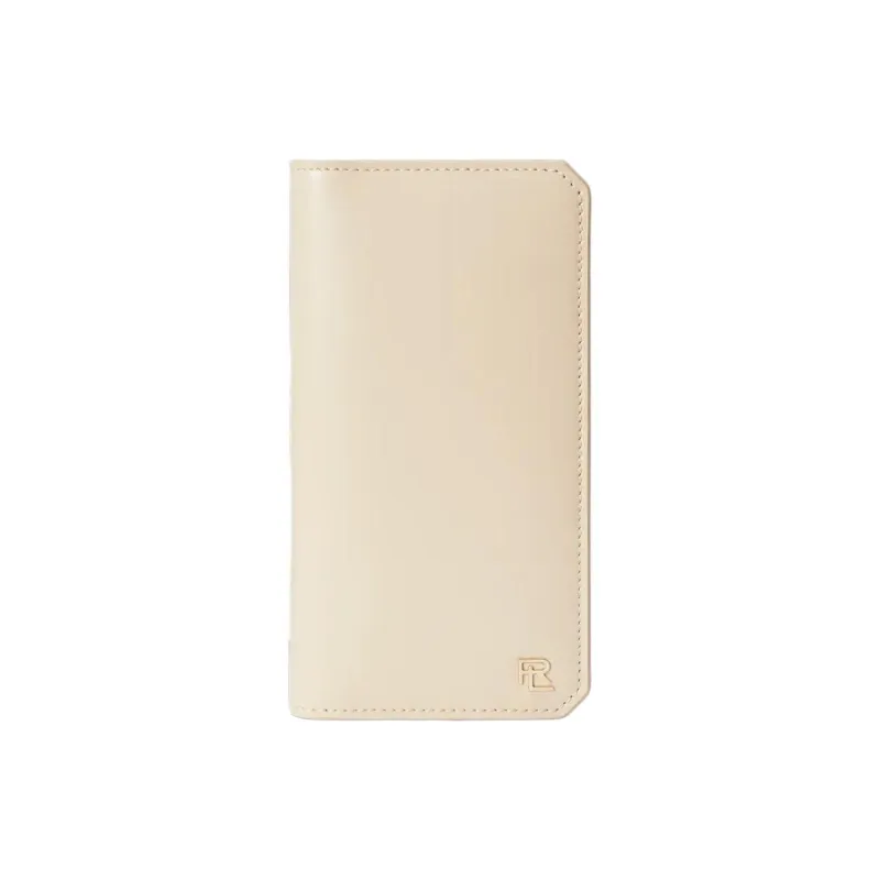 Ralph Lauren Grained Calfskin Wallet Women's Khaki-0